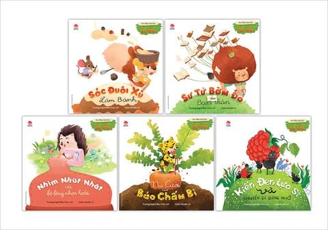 Combo Vun đắp tâm hồn - Chuyện ở rừng Vi Vu (5 quyển)