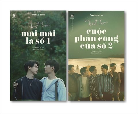 Bộ We Best Love - Mãi mãi là số 1 & Cuộc phản công của số 2 (2 quyển) (Tặng Kèm Bookmark + Postcard + Bìa Bao Giả Lập Poster + Giá Đỡ Điện Thoại)