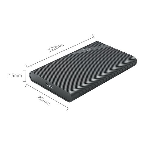  HỘP ĐỰNG Ổ CỨNG 2.5" SSD/HDD SATA 3 USB 3.0 ORICO- 2521U3-BK 