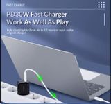  Củ sạc nhanh 1 cổng Type-C 30W ORICO cho Iphone/Smartphone/Macbook/Ipad - PT30-C-EU-BP 