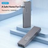  Hộp ổ cứng M.2 NVME USB 3.2 Gen 2.2 TYPE C, Xám - ORICO-M233C3-G4-GY 