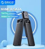  Box ổ cứng SSD M.2 SATA & NVME Type C USB3.1 GEN2 10Gbps ORICO PDDM2C3 - HÀNG CHÍNH HÃNG, BẢO HÀNH 24 THÁNG 