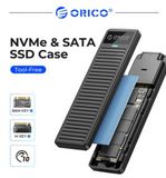  Box ổ cứng SSD M.2 SATA & NVME Type C USB3.1 GEN2 10Gbps ORICO PDDM2C3 - HÀNG CHÍNH HÃNG, BẢO HÀNH 24 THÁNG 
