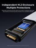  Đế ổ cứng SSD ORICO 1 khe cắm M.2 NVME + SATA TypeC - Tốc độ 10Gbps 