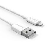  Cáp sạc Iphone USB A sang Lightning (MFI) ORICO- AL01-10-WH- Hàng Chính Hãng- Dây sạc chuẩn MFI 