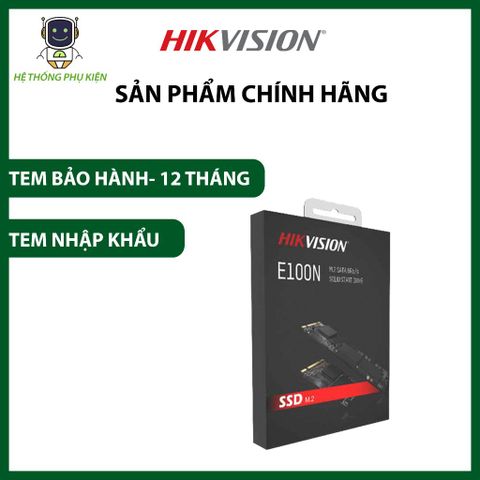 Ổ cứng gắn trong E100N M.2 Sata HIKVISION HS-SSD-E100N(STD) 128G Hàng Chính Hãng 