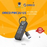  Bộ chia/ Hub USB 3 cổng USB 3.0 Orico PWC2U-U3-015 - HÀNG CHÍNH HÃNG 