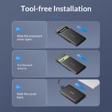  Hộp ổ cứng ORICO 2.5" SSD/HDD SATA 3 USB 3.0 2189U3-V1 Hàng Chính Hãng 