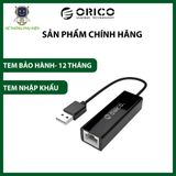  Bộ Chuyển USB 2.0 Sang Cổng LAN ORICO UTJ-U2 Hàng Chính Hãng 