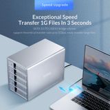  Hộp Ổ Cứng 3.5" 5 Khe Cắm SATA 3 USB 3.0 Type B ORICO 9558U3 Hàng Chính Hãng 