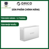  HỘP ĐỰNG Ổ CỨNG 3.5" 2 KHE CẮM SATA 3 USB 3.0 ORICO WS200RU3 Hàng Chính Hãng 
