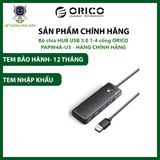  Bộ chia HUB USB 3.0 1-4 cổng ORICO PAPW4A-U3 - HÀNG CHÍNH HÃNG 