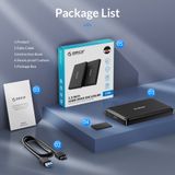  Hộp ổ cứng ORICO 2.5" SSD/HDD SATA 3 USB 3.0 2189U3-V1 Hàng Chính Hãng 