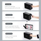  Hộp Ổ Cứng 3.5" 5 Khe Cắm SATA 3 USB 3.0 Type B ORICO 3559U3 Hàng Chính Hãng 