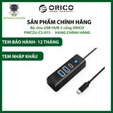  Bộ chia USB HUB 3 cổng ORICO PWC2U-C3-015-BK-EP 