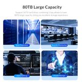  Hộp Ổ Cứng 3.5" 5 Khe Cắm SATA 3 USB 3.0 Type B ORICO 3559U3 Hàng Chính Hãng 