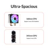  Vỏ máy tính A12-305-BK ORICO Hàng Chính Hãng 