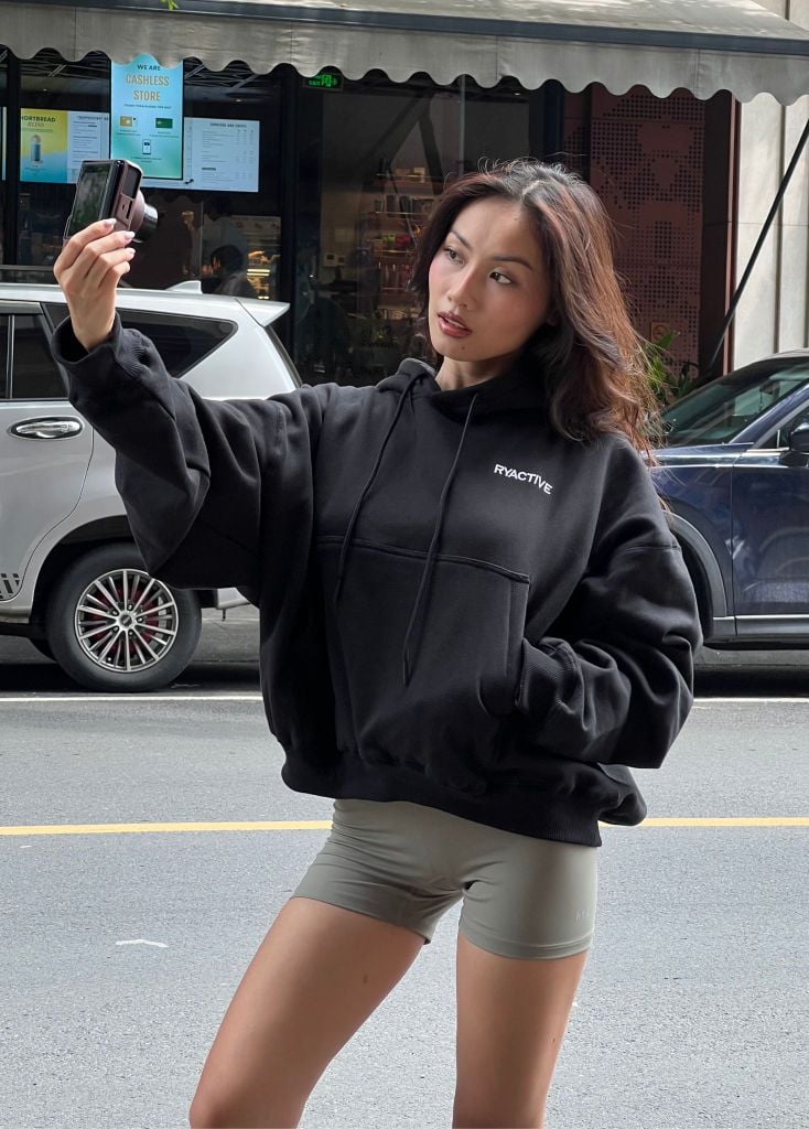Áo khoác BASIC HOODIE Black
