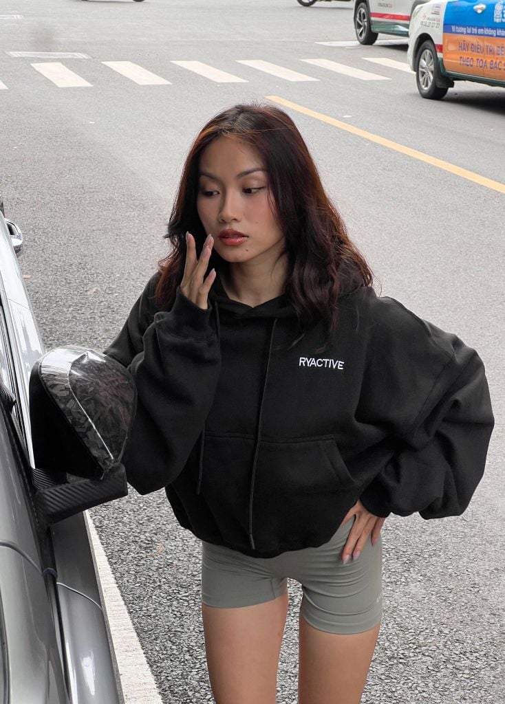 Áo khoác BASIC HOODIE Black