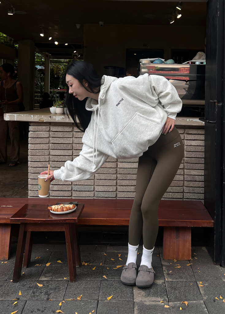 Áo khoác BASIC HOODIE Melange Grey