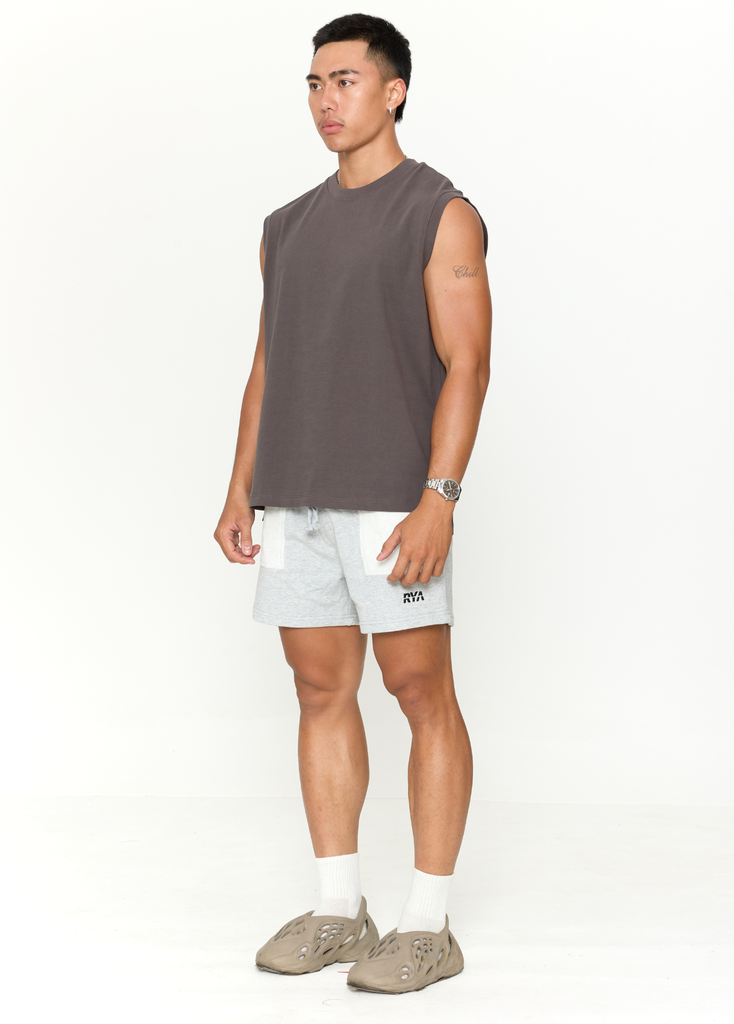 Áo thun RYAMAN BLANK TANK TOP Dark Grey