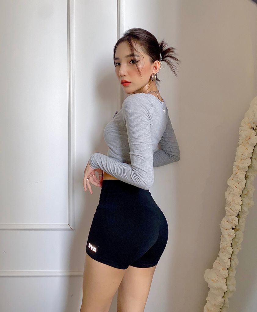 Áo thun tay dài BUTTON LONGSLEEVES TEE Grey