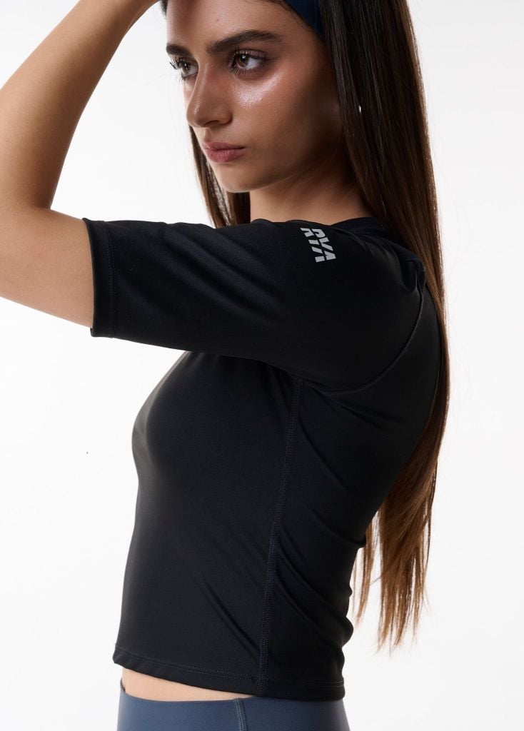 Áo tay ngắn GENTLE TOP Black
