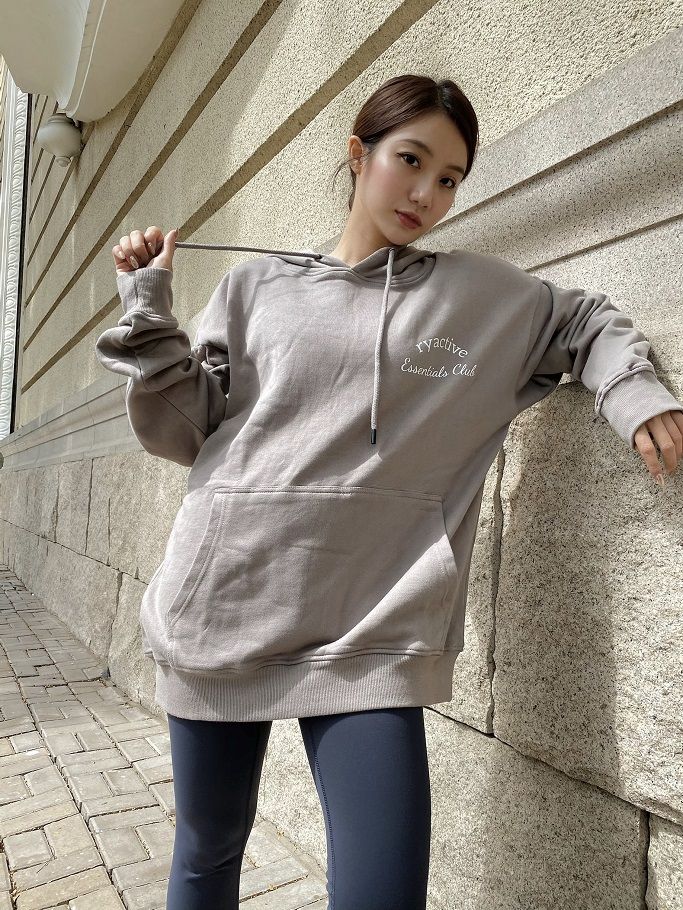 Áo Comfort Hoodie Light Grey