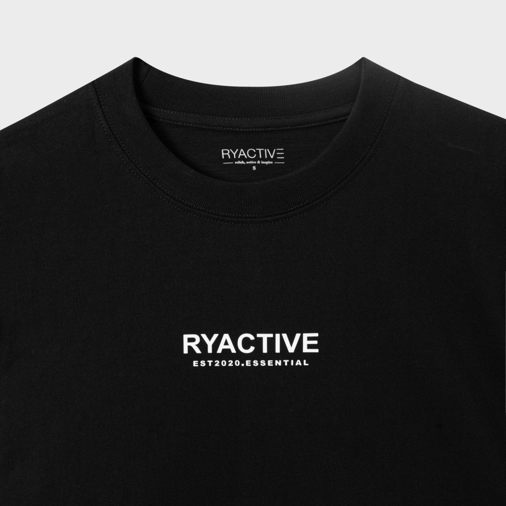 Áo thun RYACTIVE ESSENTIAL TEE Black