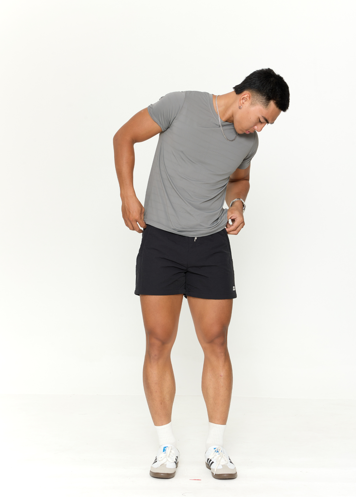 Quần RYAMAN NYLON SHORT Black