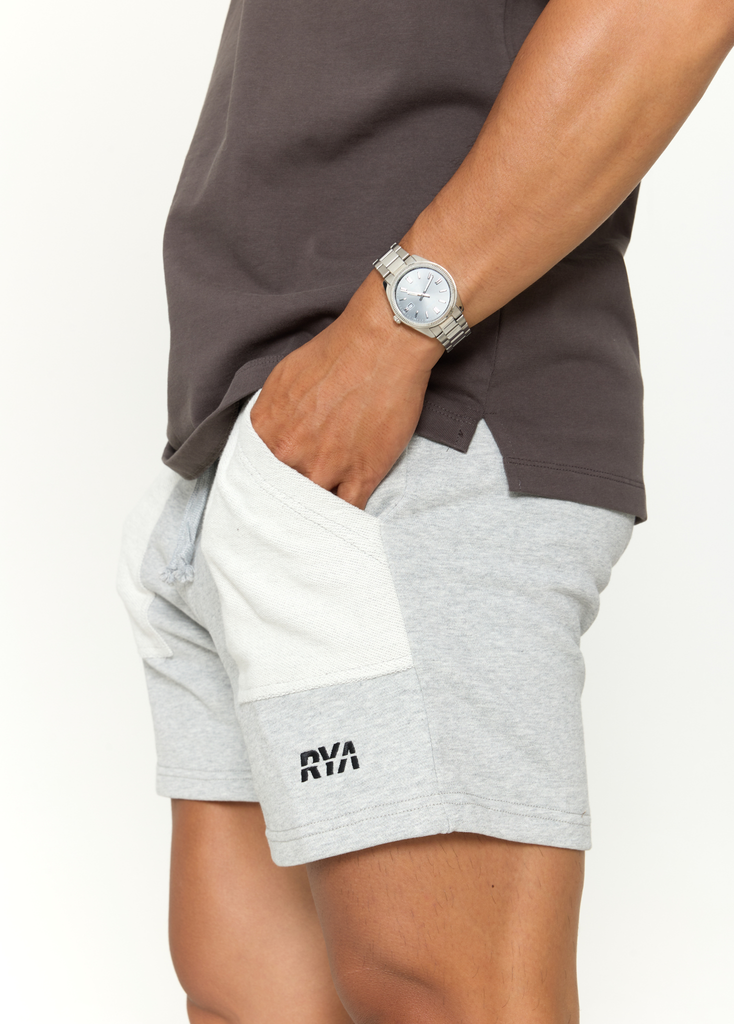 Quần RYAMAN SWEAT SHORT Melange Grey