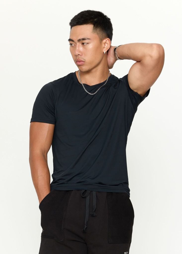 Áo thun RYAMAN WORKOUT TEE Black