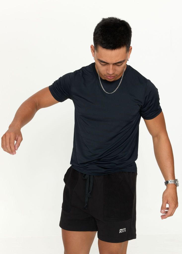 Áo thun RYAMAN WORKOUT TEE Black