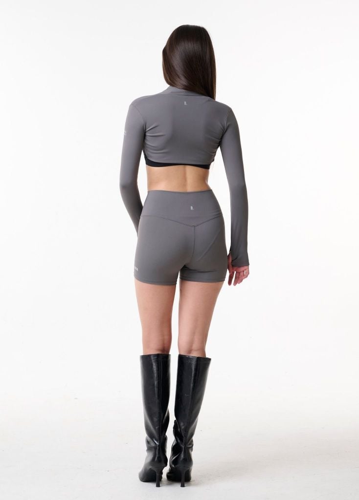 Quần SHORT BIKER Steel Grey