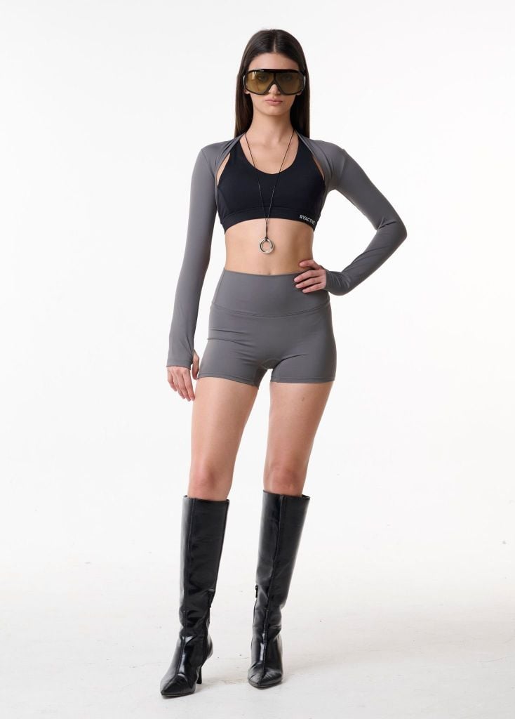 Áo khoác lửng RYSPORT ULTRA LONGSLEEVES Steel Grey
