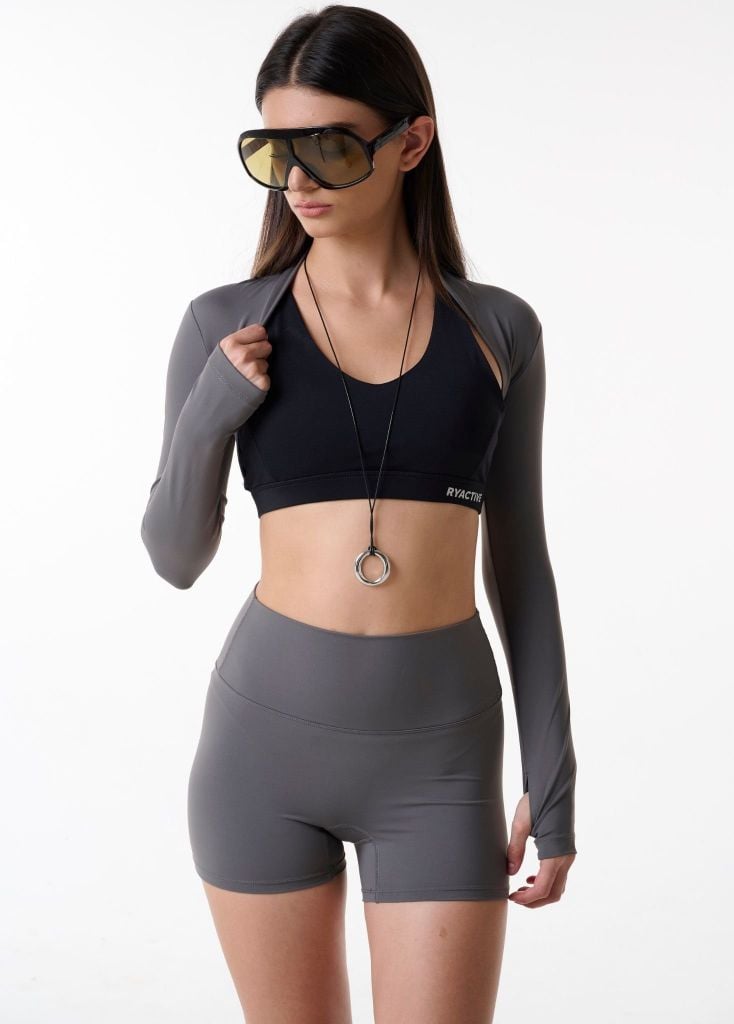 Áo khoác lửng RYSPORT ULTRA LONGSLEEVES Steel Grey