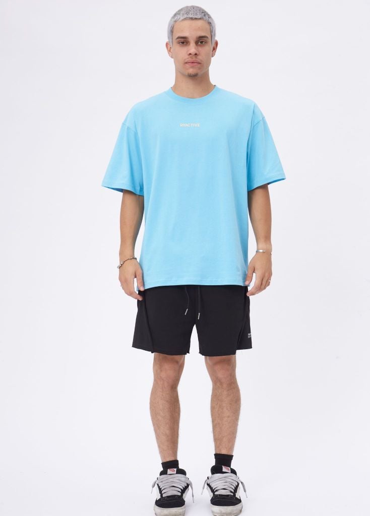 Áo thun RYAMAN BOXY TEE Ocean Blue