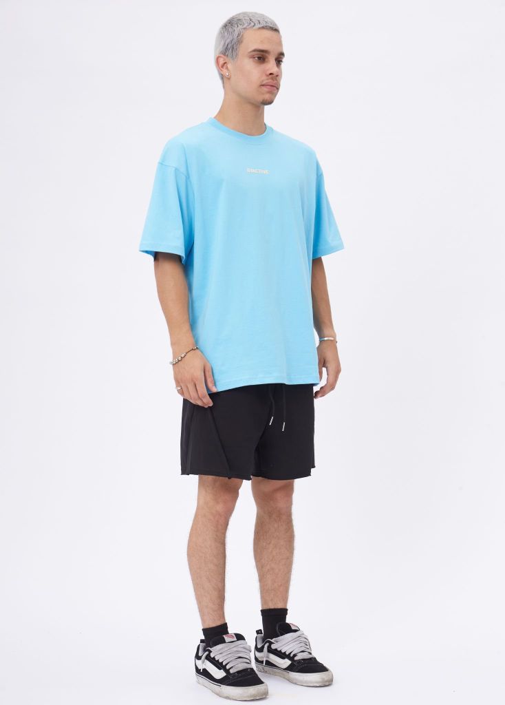 Áo thun RYAMAN BOXY TEE Ocean Blue