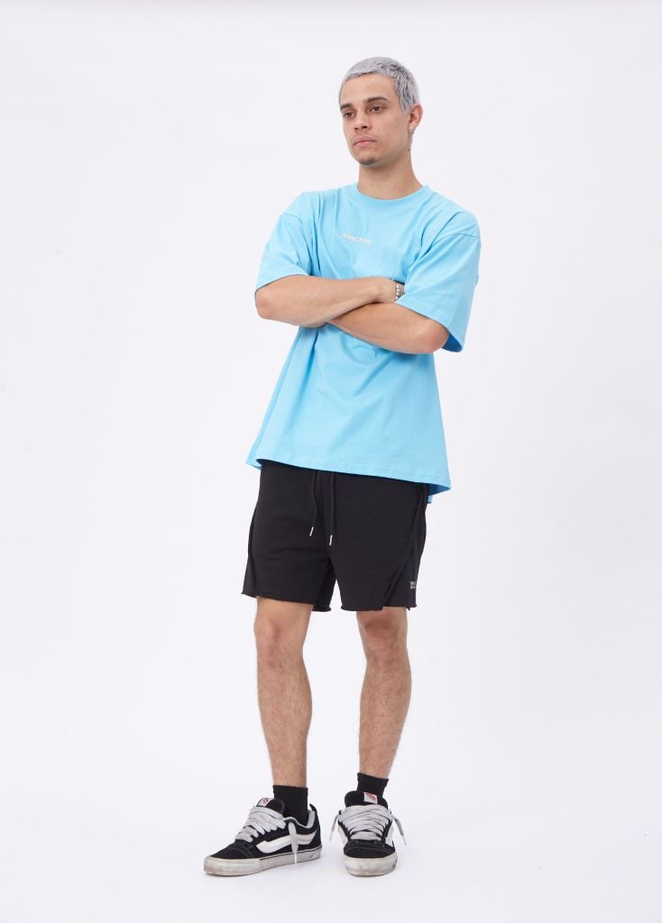 Áo thun RYAMAN BOXY TEE Ocean Blue
