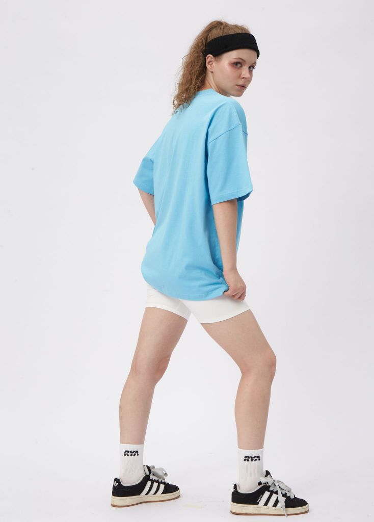 Áo thun RYACTIVE BOXY TEE Ocean Blue