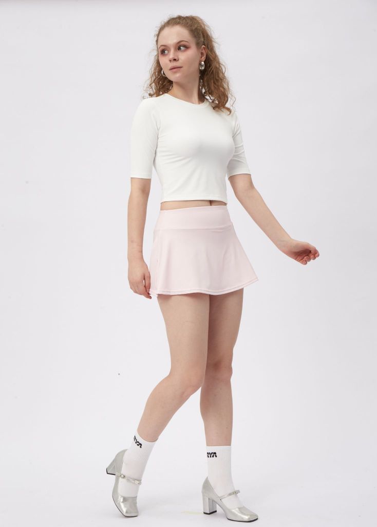 Chân váy SPLIT MINI SKIRT Iace Pink