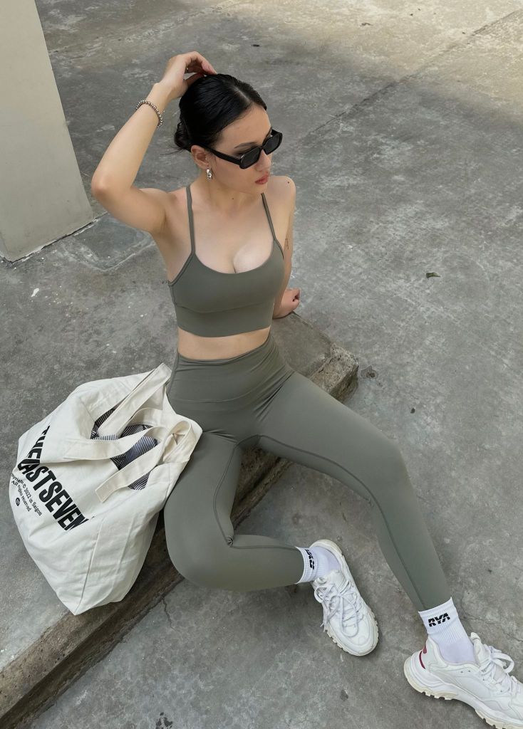 Áo T SPORTBRA Olive