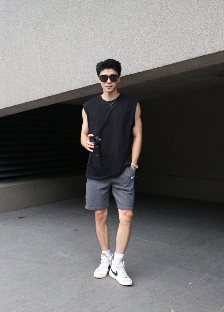 Quần RYAMAN SPORT SHORT Dark Grey
