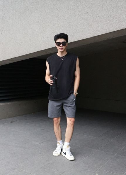  Quần RYAMAN SPORT SHORT Dark Grey 