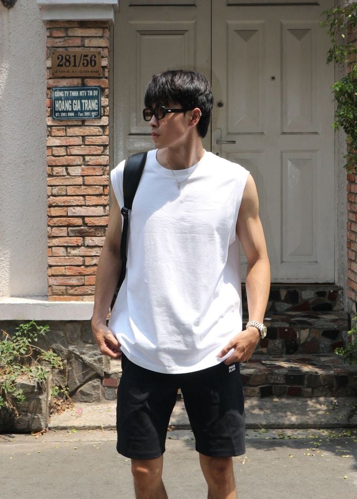 Áo thun RYAMAN BLANK TANK TOP White