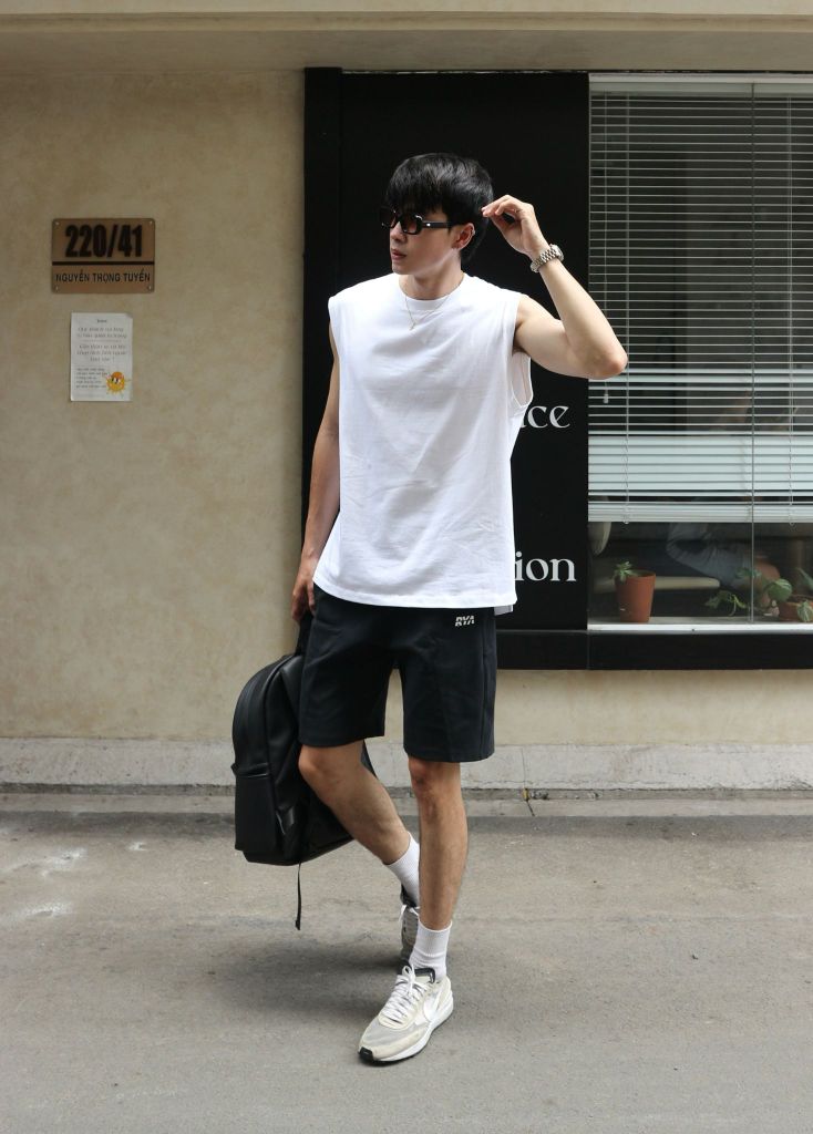 Áo thun RYAMAN BLANK TANK TOP White