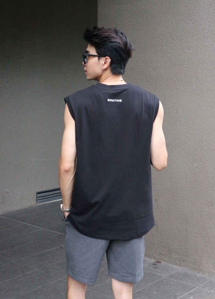 Áo thun RYAMAN BLANK TANK TOP Black