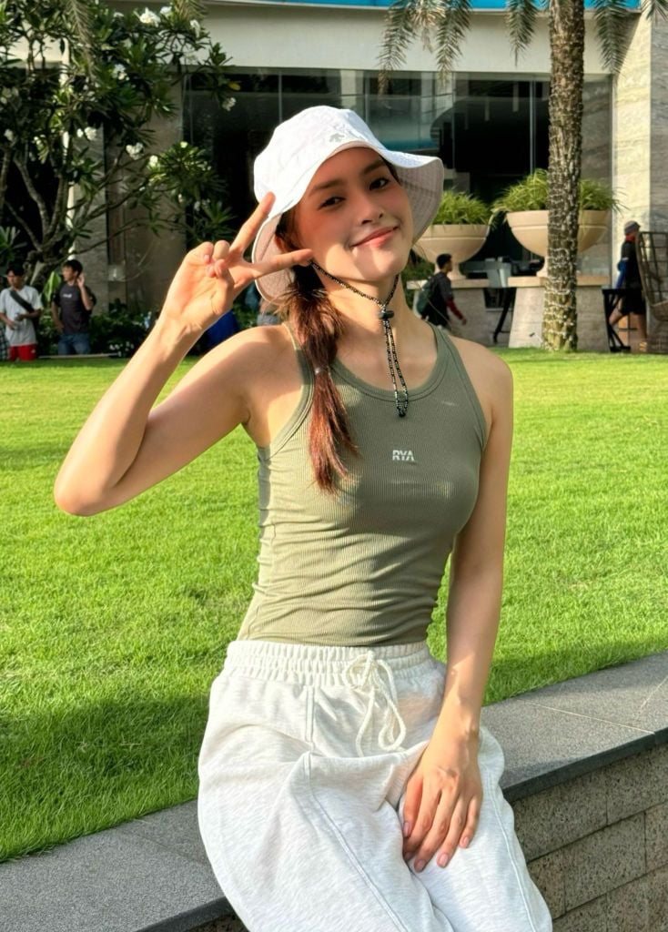 Áo thun RYA VEST TOP Moss Green