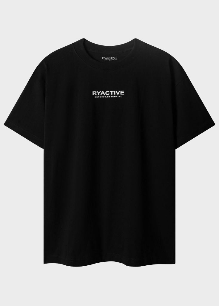 Áo thun RYACTIVE ESSENTIAL TEE Black