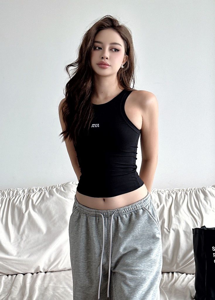 Áo thun RYA VEST TOP Black